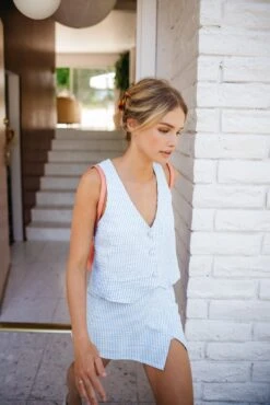 Layla Skort - Blue Seersucker 11 Layla Skort - Blue Seersucker -VitaMode Store 240514 skatie 1330 5696ae4d 4736 4c68 96ac 50711feec54f