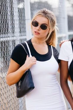 Jennifer Dress - White -VitaMode Store 90S BASICS EDITS