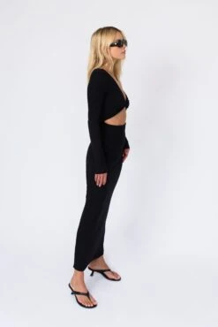 Holly Dress - Black -VitaMode Store BlackRe Stock 78