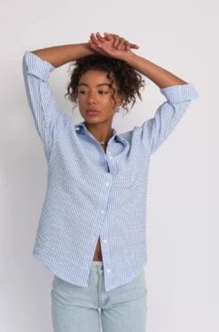 Harper Button Down - Blue Seersucker 16 Harper Button Down - Blue Seersucker -VitaMode Store DSC 9218