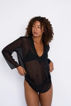 Lily Tunic Chiffon - Black -VitaMode Store SKATIE Blackrestock 41