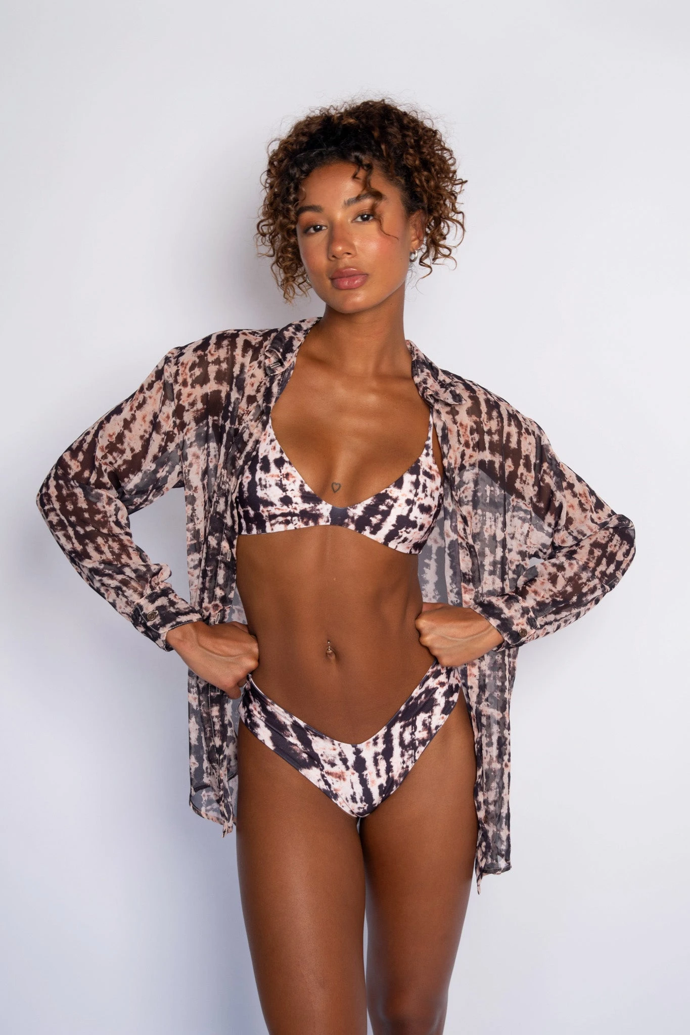 Phoenix Button Down Chiffon - Dawn 9 Phoenix Button Down Chiffon - Dawn - Image 9