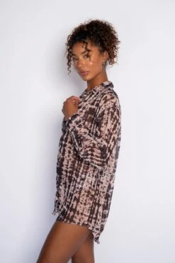 Phoenix Button Down Chiffon - Dawn 14 Phoenix Button Down Chiffon - Dawn -VitaMode Store SKATIE Dawn 114