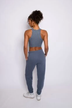 Monica Crop Ribbed - Denim -VitaMode Store SKATIE Denim 139