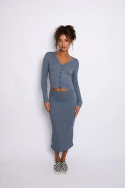 Serena Skirt - Denim 11 Serena Skirt - Denim -VitaMode Store SKATIE Denim 212