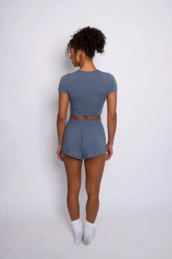 Baby Tee Jersey - Denim -VitaMode Store SKATIE Denim 47