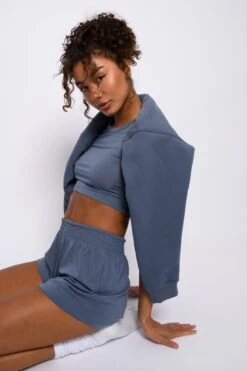 Baby Tee Jersey - Denim -VitaMode Store SKATIE Denim 56 Edit