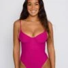 Rachel One Piece - Fuchsia