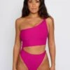 Nicole One Piece - Fuchsia