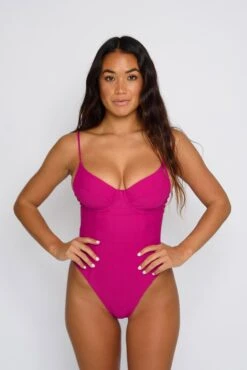 Rachel One Piece - Fuchsia -VitaMode Store SKATIE Fuschia pp Edit