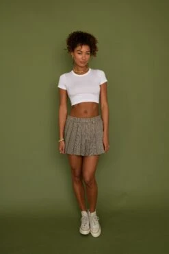 Baby Tee Jersey - White -VitaMode Store SKATIE White 112