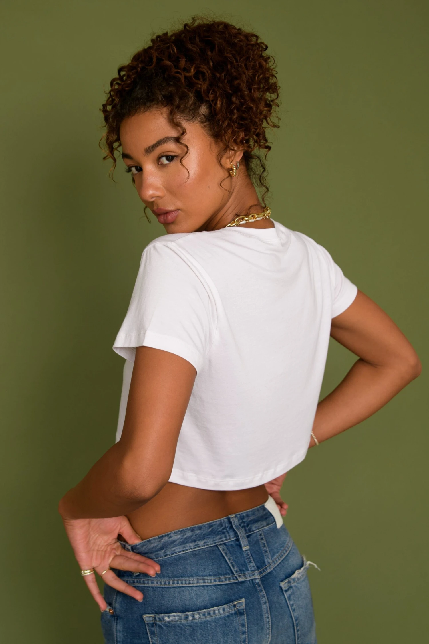 Boyfriend Tee - White 3 Boyfriend Tee - White - Image 3