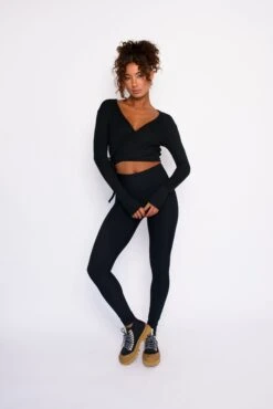 Margot Wrap Top - Black -VitaMode Store SKATIE black 41 08de95d0 814c 4761 9701 60fdb2a08a05