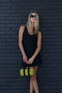 Jane Tennis Dress - Black -VitaMode Store jane black 09